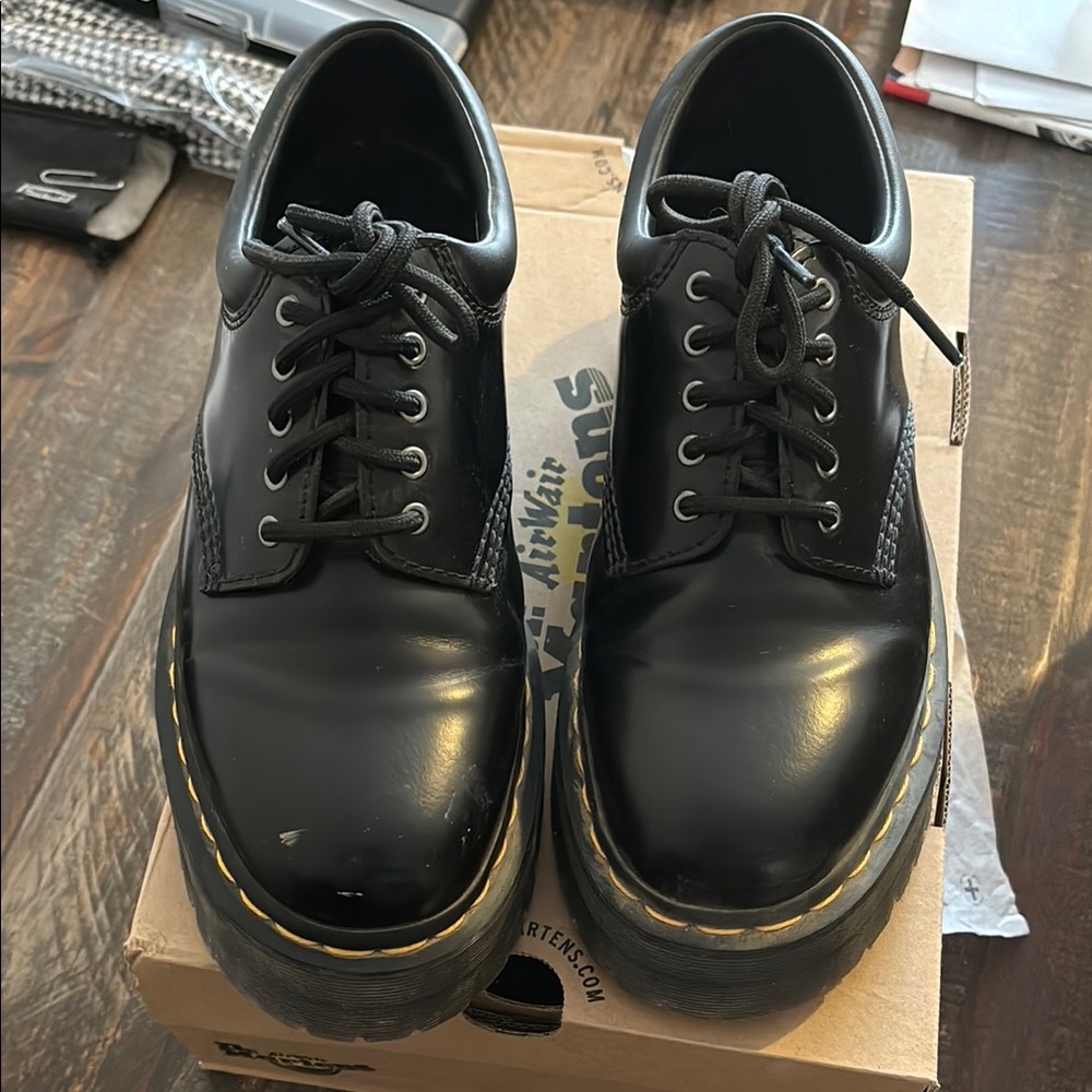 Dr. Martens Black Leather Shoes